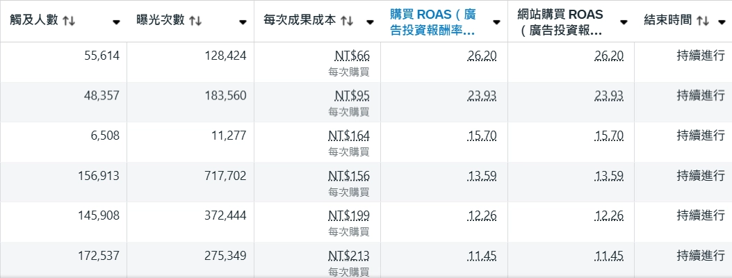 芮比廣告行銷-ROAS20以上案例