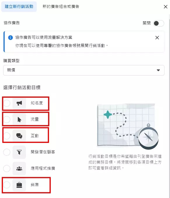 「meta廣告策略」大概這四個行銷目標是我本人較常用的