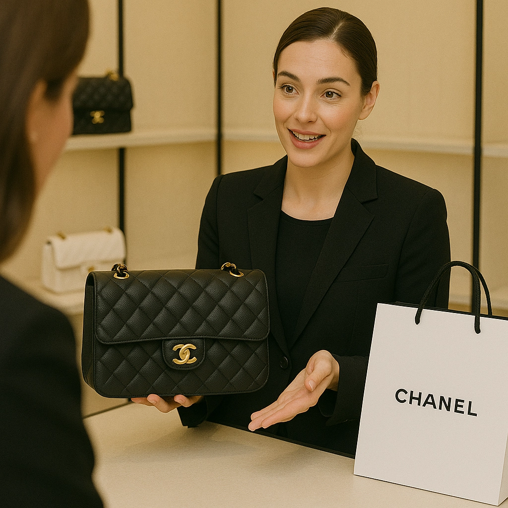 CHANEL專櫃展示、櫃姐VIP服務解說